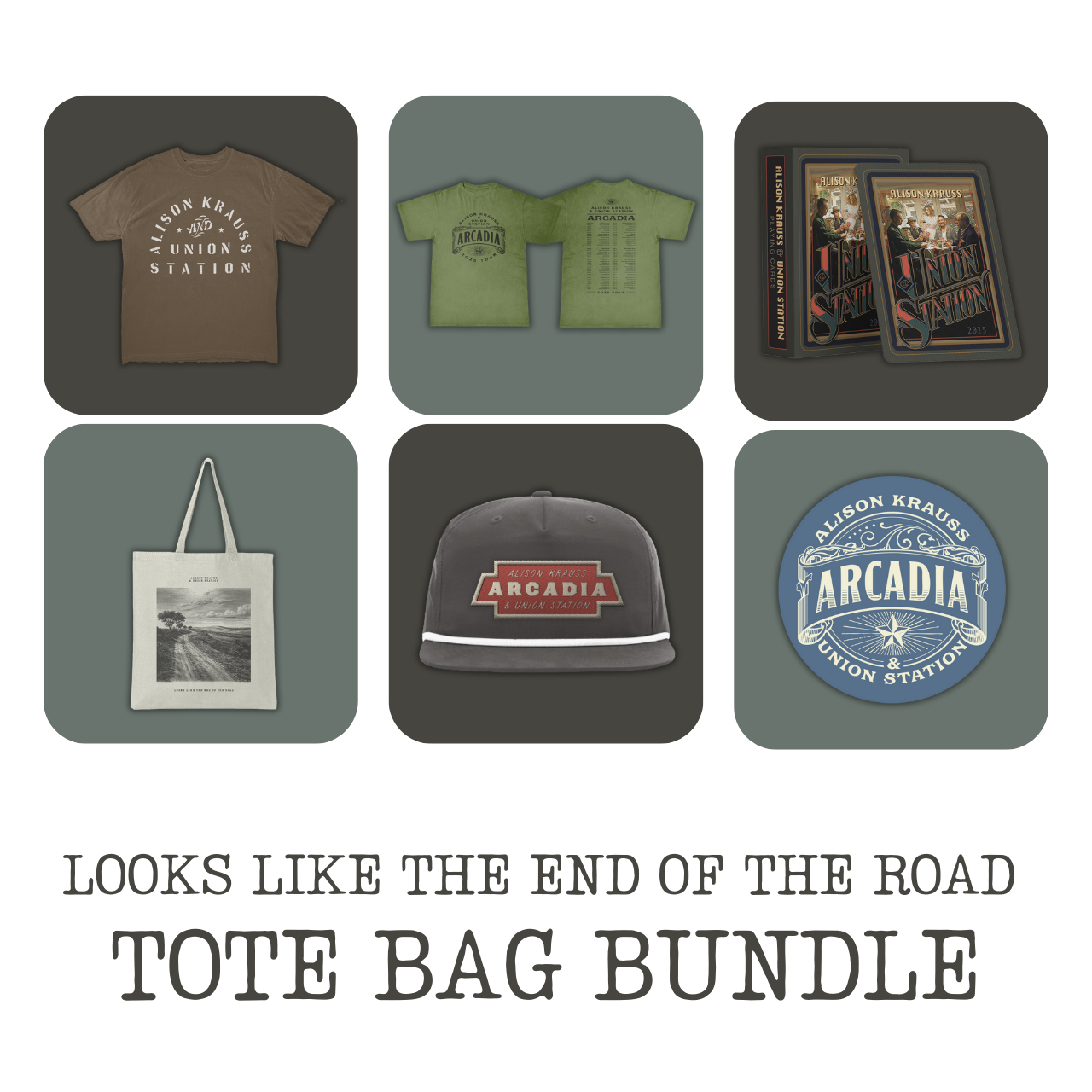 Looks Like The End Of The Road Tote Bag Bundle