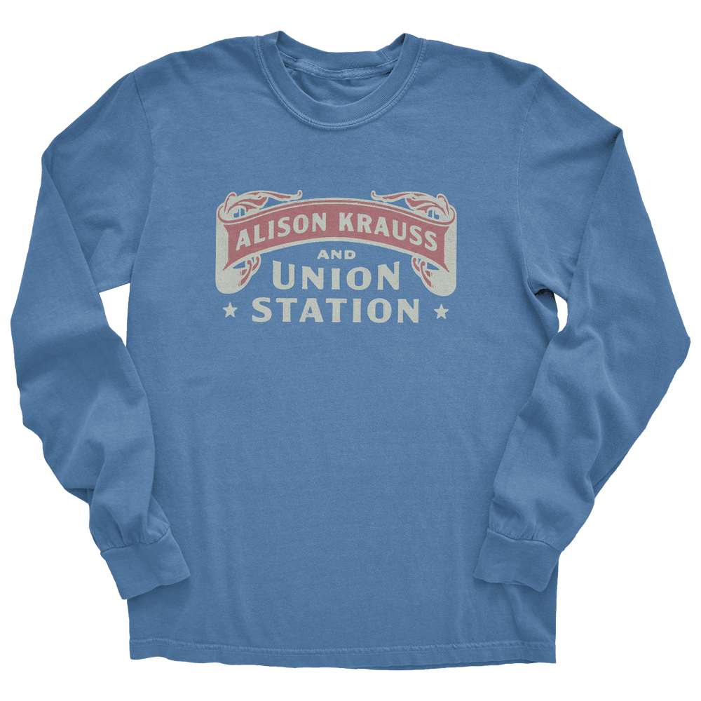 Washed Denim Circus Long Sleeve Tee