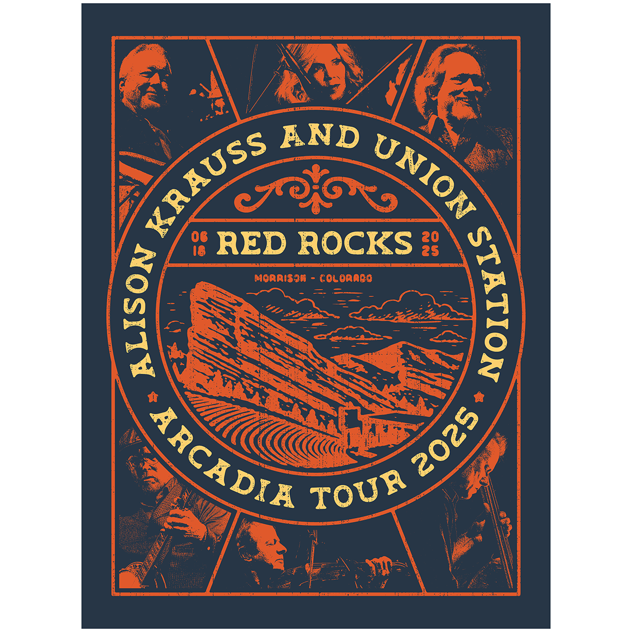 2025 Red Rocks Poster