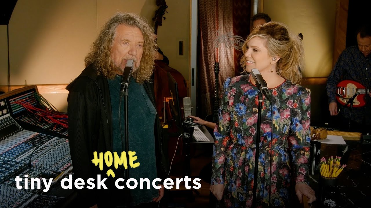Featured image for “Watch Robert Plant & Alison Krauss Play Songs from ‘Raise the Roof’ on an ‘NPR Tiny Desk (Home)’ Concert”